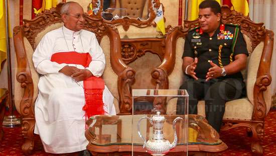 Army commander calls on Cardinal