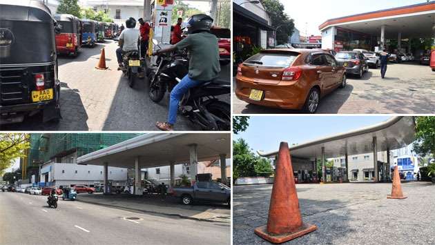 Panic buying triggers long fuel queues