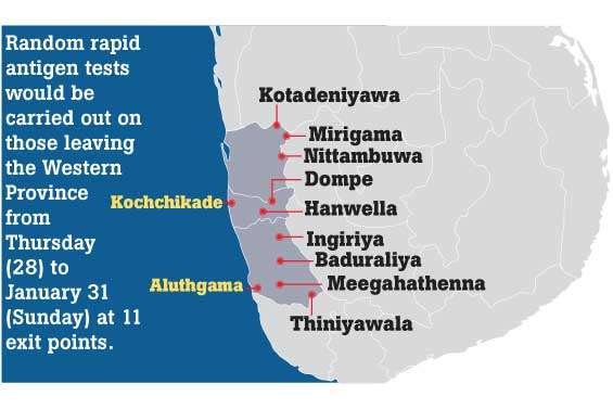 Strict surveillance of Covid-19 traffic at 11 WP exit points from today