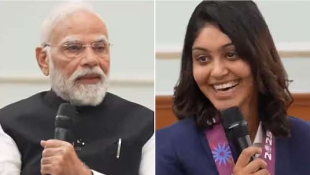 ’’What’s your skincare routine,’’ Harleen Deol asks PM Modi. His reply
