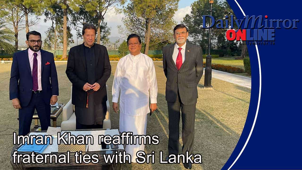 Imran Khan reaffirms fraternal ties with Sri Lanka