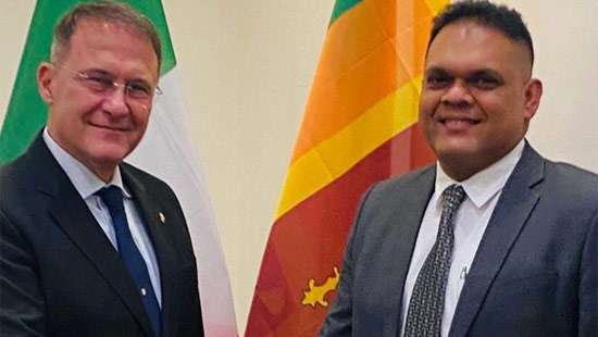 Italy govt. offers to support SL tourism sector