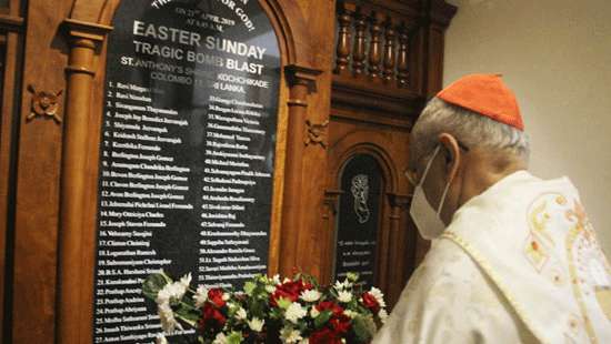 Floral tribute to Easter Sunday victims...