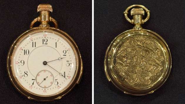 Titanic couple’s pocket watch sells for record £1.78m