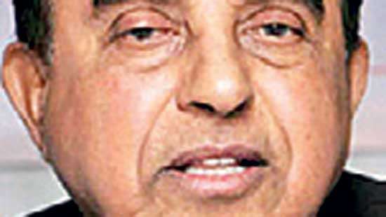 Indian Politico Subramaniam Swamy to arrive in SL today