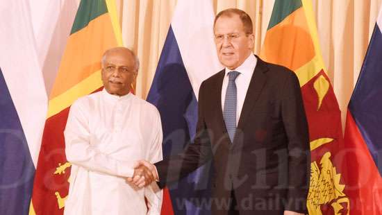 Russian FM meets counterpart