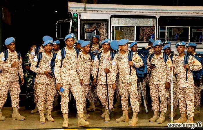 Another Army contingent leaves for UN Peacekeeping in Mali