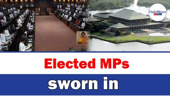 Elected MPs sworn in