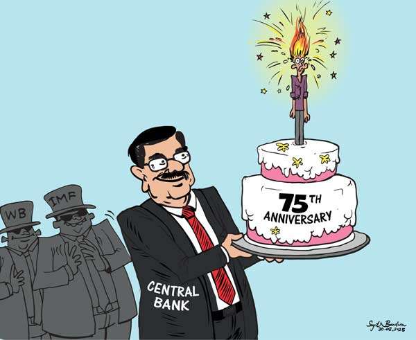 Cartoon of the Day 30-08-2025: A Burning Candle on the Central Bank’s Cake