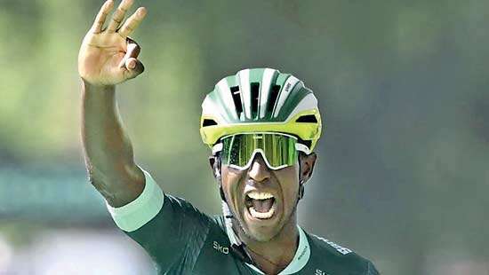 History-making Girmay sings up with NSN Cycling