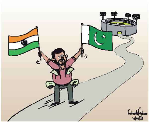 Cartoon of the Day 16-02-2026: Cheering Both Sides