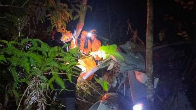 Helicopter crash on Indonesia’s Borneo island kills 8