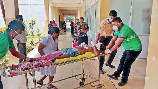 Two injured in mortar explosion