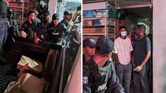 Maldives police raid news outlet over report alleging president’s affair