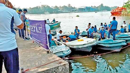 Sprucing up our treasures in commemoration of the 71st anniversary of Sri Lanka Navy