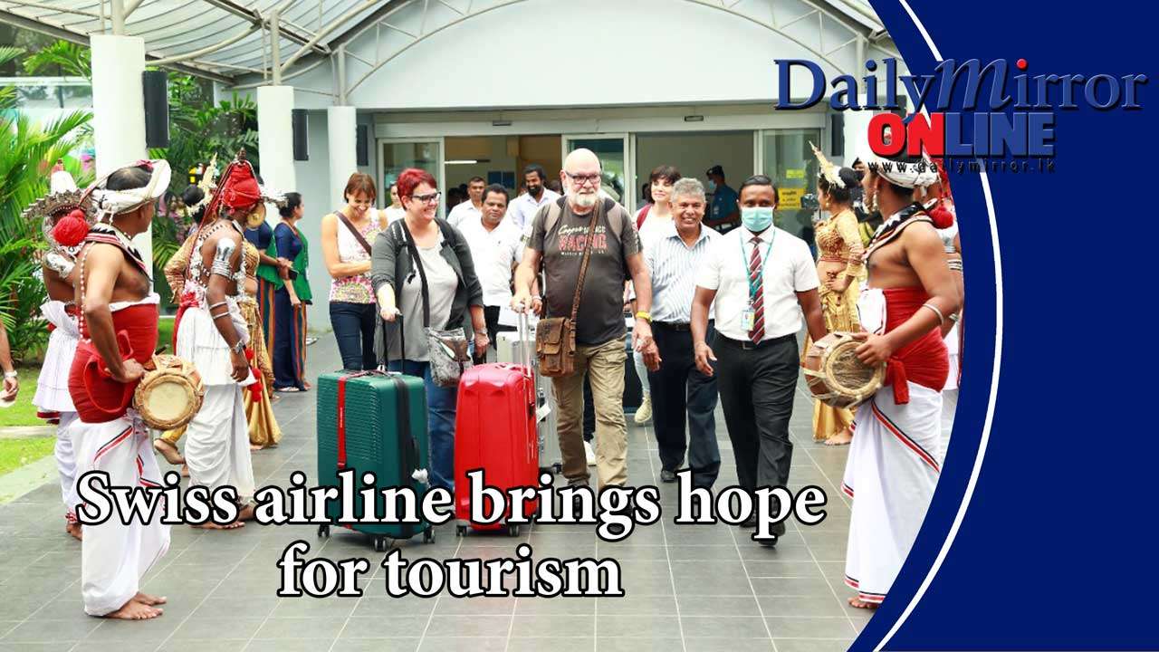 Swiss airline brings hope for tourism