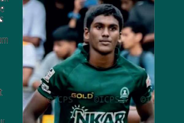 Schoolboy Zumri in National Sevens outfit