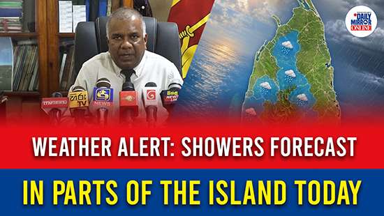 Weather alert: showers forecast in parts of the island today
