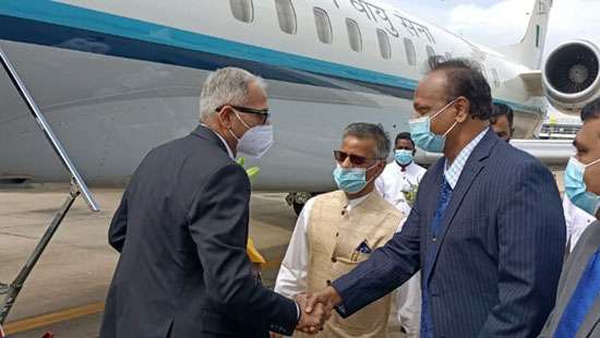 Visiting Indian delegation to discuss allowing financial assistance to SL