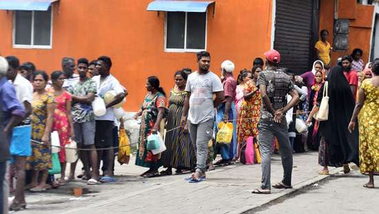 Long queues for kerosene