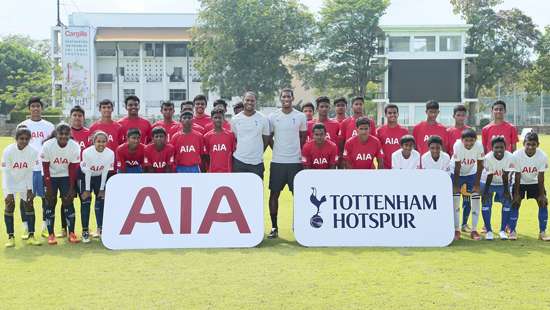 AIA brings down Spurs coaches and partners with TAFA for football camp