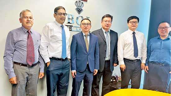 Sinopec Group top officials visit BOI