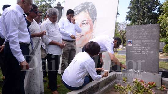 11th Death Anniversary of Lasantha