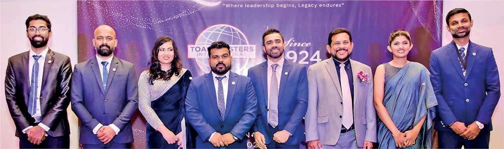 Omega Line Toastmasters install new leadership
