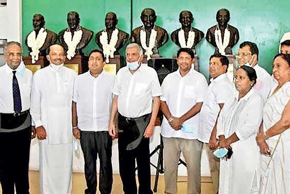 UNP new office bearers after assuming duties at Sirikotha