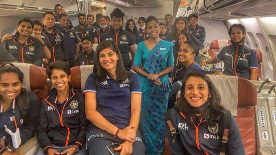 Indian Women’s team arrives