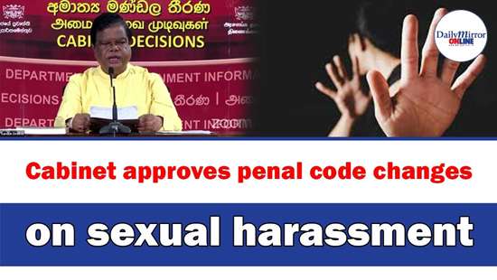 Cabinet approves penal code changes on sexual harassment