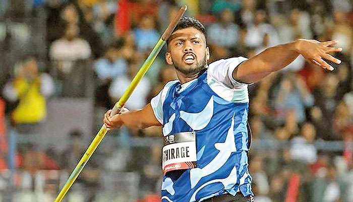 Rumesh Tharanga secures historic seventh place at World Athletics