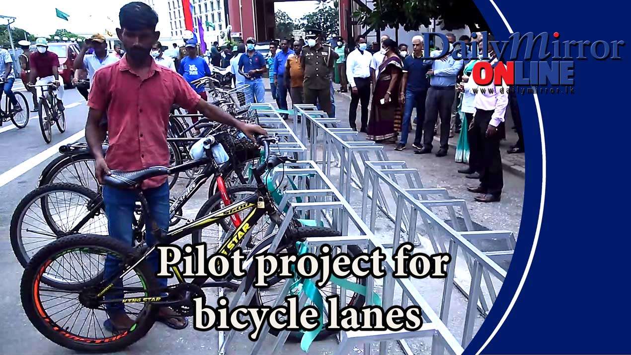 Pilot project for bicycle lanes