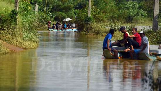 Flooded…