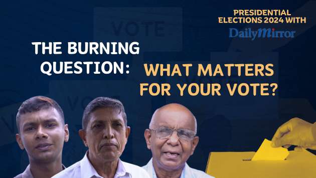 The Burning Question: What do people want from their vote?