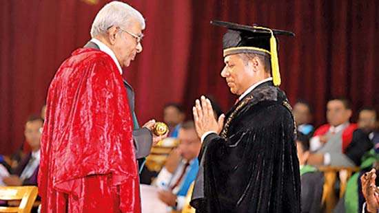 Contribution to preserve Dalada Maligawa octagonal structure: Prof. Emeritus Ranaweera awarded Honoorary Degree