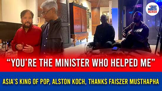 “You’re the Minister who helped me” — Asia’s King of Pop, Alston Koch, thanks Faiszer Musthapha