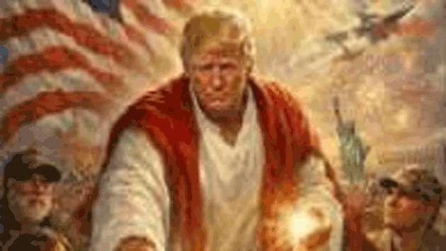 After criticizing Pope, Trump posts image of himself as a Jesus-like figure