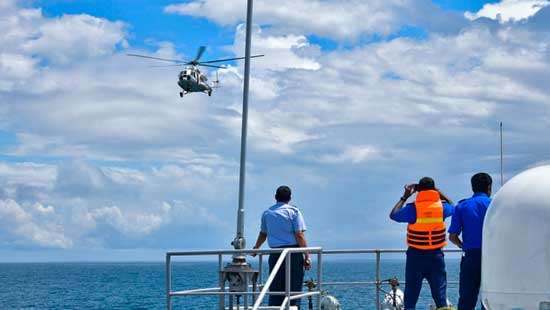 SLAF conducts SAR operation with Navy