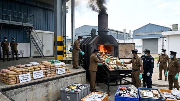 130,000 Kg of narcotics seized under “Ratama Ekata” to be destroyed