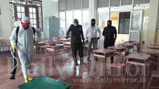 Polling stations disinfected