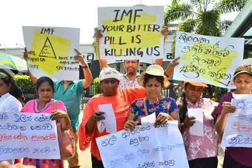 Protest against Micro-Finance Bill...