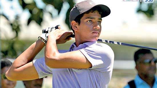 Algama first golfer in top 10 at Asian Youth Games