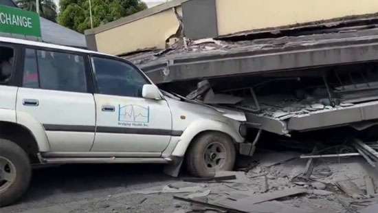 Buildings flattened as 7.3 magnitude earthquake hits Vanuatu