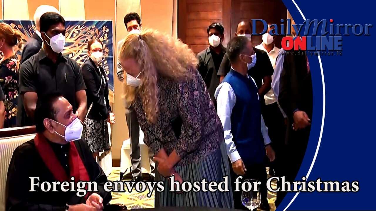 Foreign envoys hosted for Christmas