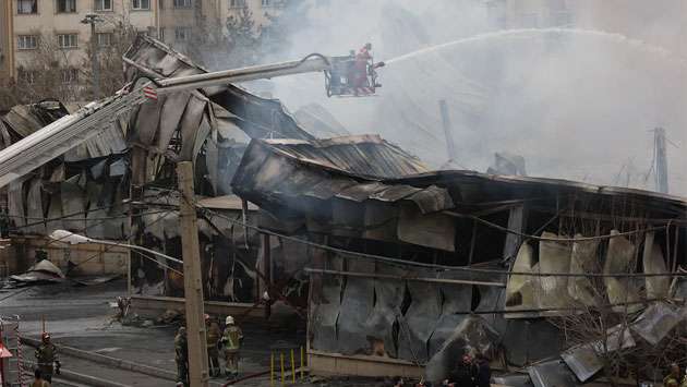 Fire breaks out in Tehran shopping centre, state media reports