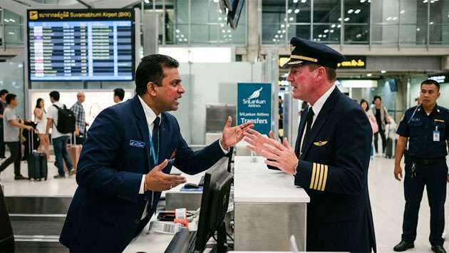 SriLankan Airlines official, pilot clash at Bangkok airport