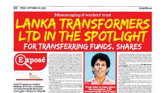 Lanka Transformers Ltd responds to DM story