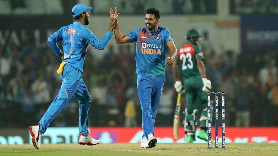 Seamer Chahar posts best T20 figures in India’s series win