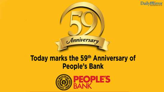 People’s Bank celebrates 59 years of devotion to the people of Sri Lanka